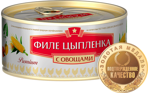 Филе цыпленка с овощами (Премиум) ТМ «Сохраним традиции» — выбор редакции