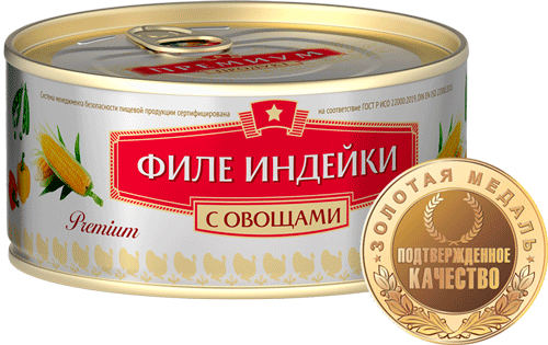 Филе индейки с овощами (Премиум) ТМ «Сохраним традиции» — выбор редакции