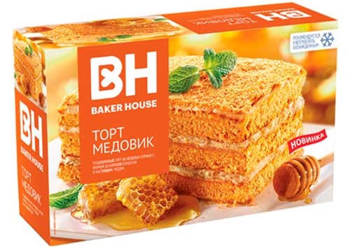 Торт бисквитный «Медовик» Baker House