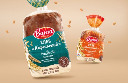 Getbrand обновил дизайн упаковки хлеба «Ванта»