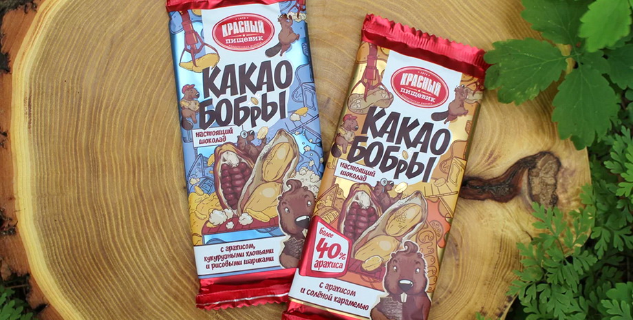 Новый кейс от Salmon Graphics и новый продукт от «Красного пищевика» — шоколад «Какао Бобры»