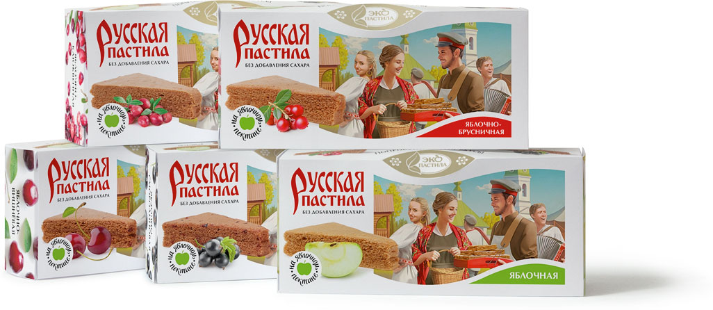 Пастила «Русская»: традиционное русское лакомство теперь по лицензии ФКП «Союзплодоимпорт»