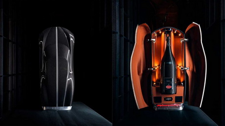 Bugatti выпустила штучное шампанское с охлаждаемым футляром
