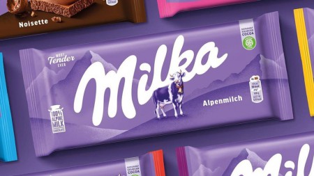 Bulletproof обновил дизайн упаковки шоколада Milka