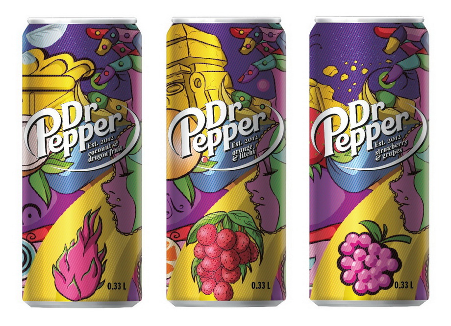 Iconicolor разработал новый дизайн для российского бренда Dr.Pepper