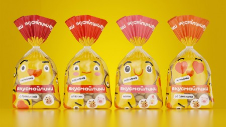 Radar разработал новый дизайн упаковки для "Вкусмайликов"