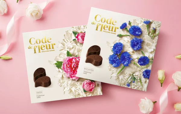 Шоколадные конфеты Code de fleur от Depot