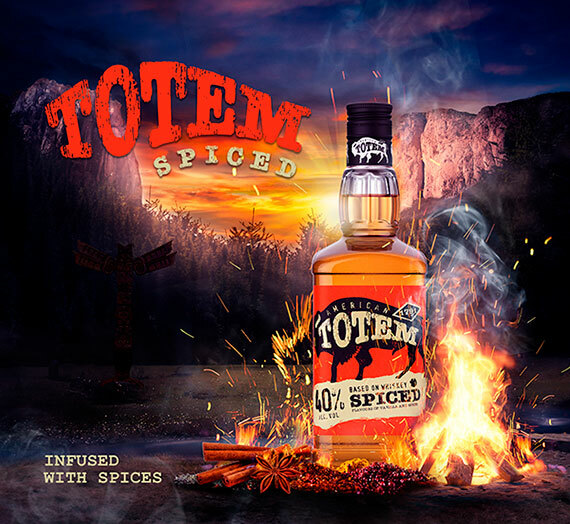 Пряный виски «ТОТЕМ Spiced» – основа домашней барной карты молодого потребителя