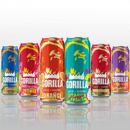 Взрыв фруктовых вкусов Gorilla Energy