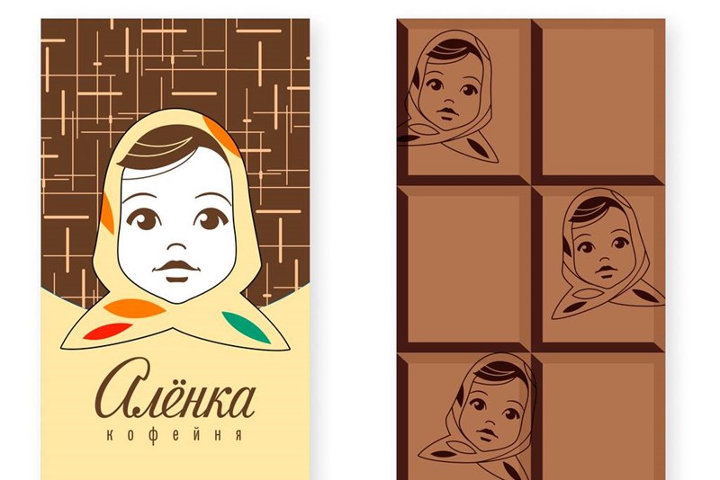 Дизайн-студия Артемия Лебедева создала айдентику кофеен «Аленка»