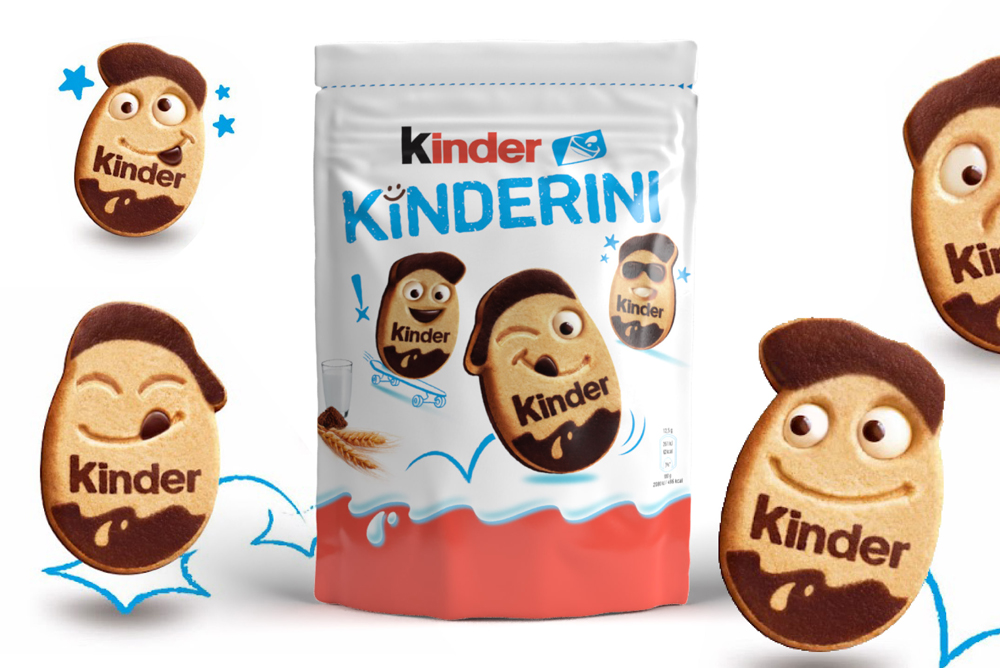 Break упаковали детское печенье Kinderini