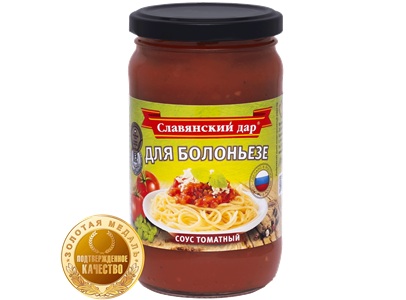 Выбор редакции журнала «Гастрономия. Бакалея». Соус томатный «ДЛЯ БОЛОНЬЕЗЕ»