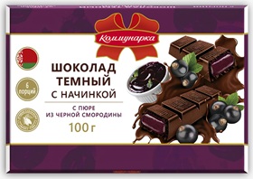 Премиальный темный шоколад с ягодными начинками в удобном формате стика «КОММУНАРКА» – новинка рынка