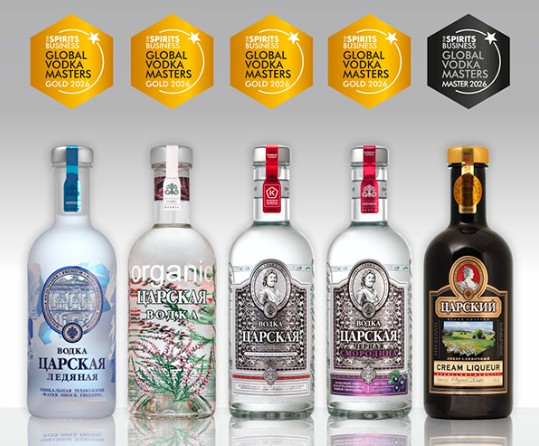 Четыре золота и звание Master: «Царская» отмечена на The Vodka Masters в Лондоне